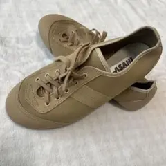 아사히 배턴 트월링 슈즈 베이지 23.0cm