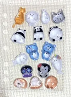 【正規流通品】レア　韓国シール　nekoni ボンボンドロップシール　おすそ分け