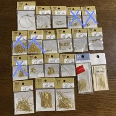 貴和製作所　ハンドメイドパーツ　まとめ売り　アクセサリーパーツ　15パック