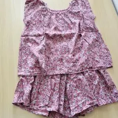 小花柄 セットアップ 120cm