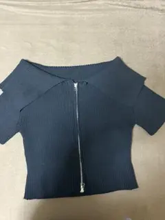 GRL オフショルダー 半袖ニット