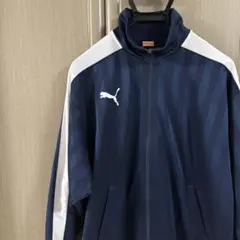 プーマ トラックジャケット ネイビー×ホワイト/日本製/Y2K/プージャ