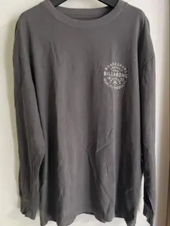 BILLABONG グレー ロングスリーブカットソー