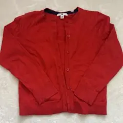 UNIQLO カーディガン 赤色 120cm
