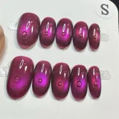 【セツ】マグネット　ネイルチップ　付け爪（A1445）