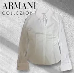 ARMANI COLLEZIONI 長袖シャツ ホワイト サイズ42ダブルカフスのサムネイル