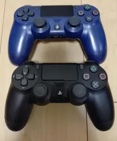 PS4 コントローラー 青と黒セット　ジャンク品