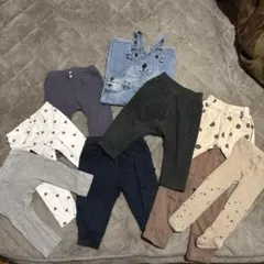 保育園着 パンツ ズボン ボトムス 9点セット