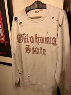 フリークスストア ダメージ加工 スウェット Oklahoma State 即完売