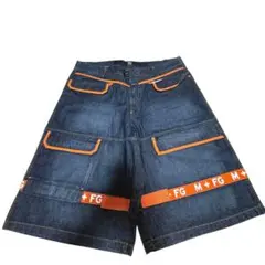 極美品 激レア シャトルパンツ バギー W40 ブラックデニム BBOY 極太