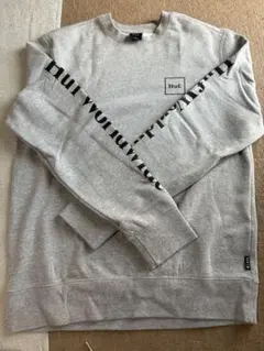 HUF グレー クルーネック トレーナー M