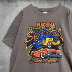 CDQJ イベント Tシャツ ホットロッド ラリー フィスマン カスタム カー