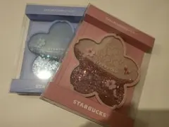 スタバ 桜 コースター 夜桜 エアリーブルー シャイニーピンク スターバックス