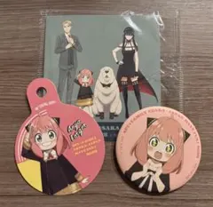 SPY×FAMILY スパイファミリー　トレーディング缶バッジ　万博　アーニャ