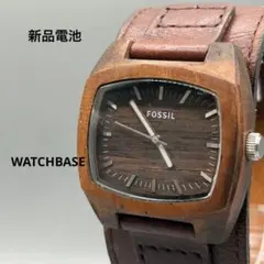 FOSSIL フォッシル JR-9927 ウッド クォーツ 腕時計 メンズ - メルカリ