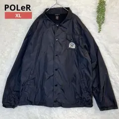 POLeR ポーラー コーチジャケット ナイロン XL ブラック アウトドア