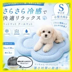 冷感雲形ペットマット　Sサイズ 冷感マット 犬 猫のサムネイル