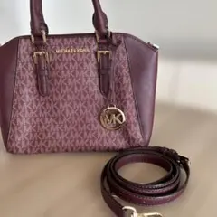 美品MICHAEL KORS ワインレッド ショルダーバッグ