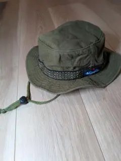 美品 KAVU カーキ バケットハット 56cm 日本製 顎ヒモつき