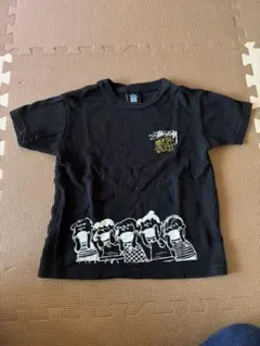 STUSSY x PEANUTS コラボ Tシャツ ブラック　110のサムネイル