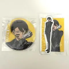 桃源暗鬼 オンラインくじ code:suit 無陀野無人 缶バッジ ステッカー