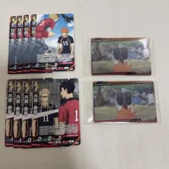 ハイキュー　バボカ　猫駒　孤爪研磨　黒尾鉄朗　烏野　日向　月島　ウエハースカード