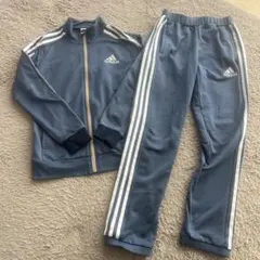 adidas ジャージ　セットアップ　デニム風　150