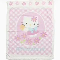 【ビンテージ】Hello Kitty タオルケット 2003年 お花キティ