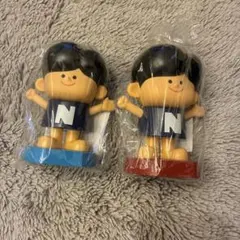 Nのロゴ入り フィギュア 2点セット