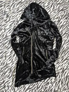 CIVARIZE サイズ44 ベロア　アシンメトリーパーカー