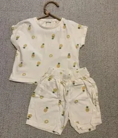 パイナップル柄 セットアップ 90