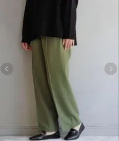 LEPSIM レプシィム　ハタラク7DAYSストレートパンツ グリーン　S