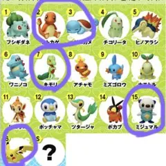 ポケモン　チョコエッグ　旅立ちの三匹