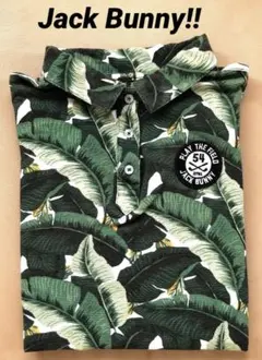 【美品】ジャックバニー Jack Bunny‼︎  レディース半袖ポロ サイズ1