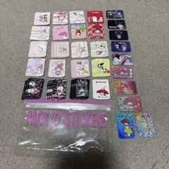 マイメロディ クロミ ステッカー 大量セット　レトロシール　90枚　レア　シール