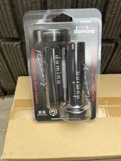 domino バイク用グリップ 黒×グレー　レース用のサムネイル