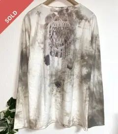 美品 goa ゴア ムラ染めカットソー