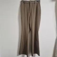 ​GU 【S】ジーユー ストレートパンツ ブラック ウエストゴム カジュアル