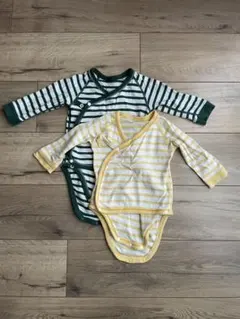 UNIQLO ベビー肌着 70サイズ 2枚セット　前あき　ロンパース