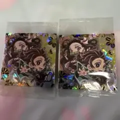 竈門炭治郎&禰豆子 ステッカー 2枚セット