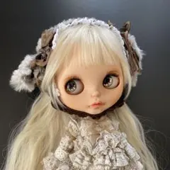 モンストドールカスタムヘッド+笑笑ちゃん衣装+ボディ+ウィッグ+