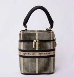 HLT Jacquard Vanity Bag　herlipto♡ herlipto Jacquard Vanity Bag バニティバッグ