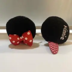ディズニー ミニーマウス パッチン 耳 ヘアピン 髪留め ミニーちゃん