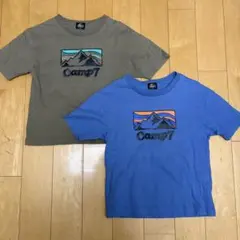 Camp7 キッズ Tシャツ 2枚セット 120cm