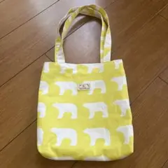 Kippisシロクマ柄　ミニ トートバッグ