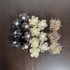 フラワーヘアクリップ 17個セット
