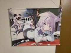 ホロライブ 猫又おかゆ 4周年 タペストリー