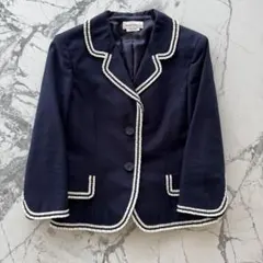 Alexander McQueen ネイビー テーラードジャケットのサムネイル