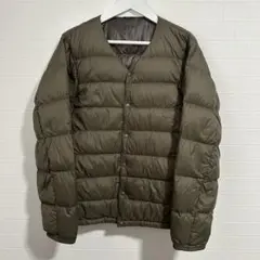 美品】Beams Heart フレンチダックダウンジャケット カーキ Sサイズ 