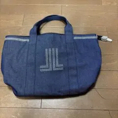 LANVIN ランバン デニム トートバッグ ネイビー ロゴのサムネイル